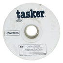 Tasker TASR-C604-WHT Telecomkabel Op Haspel 4x 7/0.12 - 100 M Wit