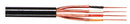 Tasker TASR-C116 Stereo Audiokabel Op Haspel 4x 0.14 - 100 M Zwart