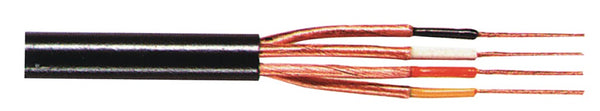 Tasker TASR-C116 Stereo Audiokabel Op Haspel 4x 0.14 - 100 M Zwart