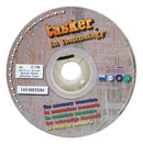 Tasker TASR-C116 Stereo Audiokabel Op Haspel 4x 0.14 - 100 M Zwart