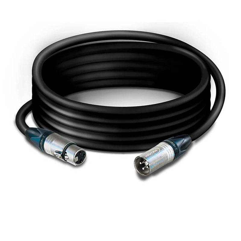 Tasker TAS-1MF128ZW03 Luidsprekerkabel Xlr 3-pins Male - Xlr 3-pins Female 3.00 M Zwart