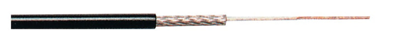 Tasker TASR-RG174U Coaxkabel Op Haspel Rg174 2.8 Mm 100 M Zwart