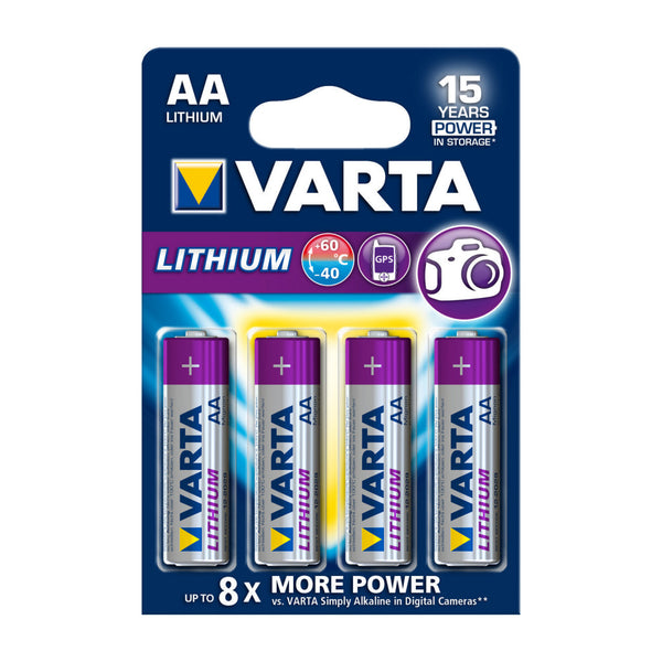 Varta VARTA-6106/4B Lithium Batterij Aa-blisterkaart