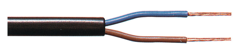 Tasker TASR-C261-BLK Stroomkabel 2x 0.75 Mm² 100 M Zwart