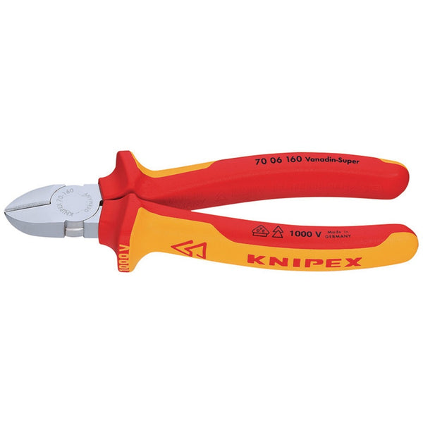 Knipex 70 06 160 Diagonal Cutting Pliers Vde 160 Mm