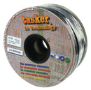 Tasker TASR-C121 Stereo Audiokabel Op Haspel 2x 0.25 Mm² 100 M Zwart