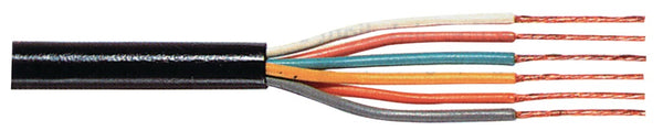 Tasker TASR-C158 Datakabel Op Haspel 6x 0.25 - 100 M Zwart
