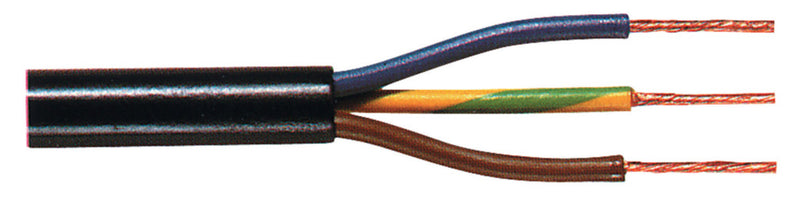 Tasker TASR-C127-BLK Stroomkabel 3x 0.75 Mm² 100 M Zwart