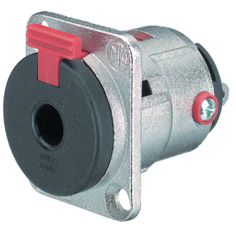 Neutrik NTR-NJ3FP6C Stereo Connector 6.35 Mm Female Metaal Zilver