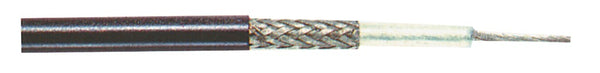 Tasker TASR-RG58CU Coaxkabel Op Haspel Rg58 5.0 Mm 100 M Zwart