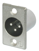 Neutrik NTR-NC3MP Connector Xlr Male Metaal Zilver