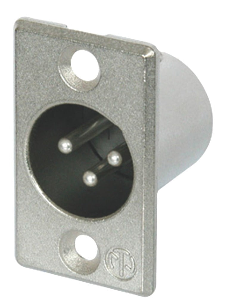 Neutrik NTR-NC3MP Connector Xlr Male Metaal Zilver