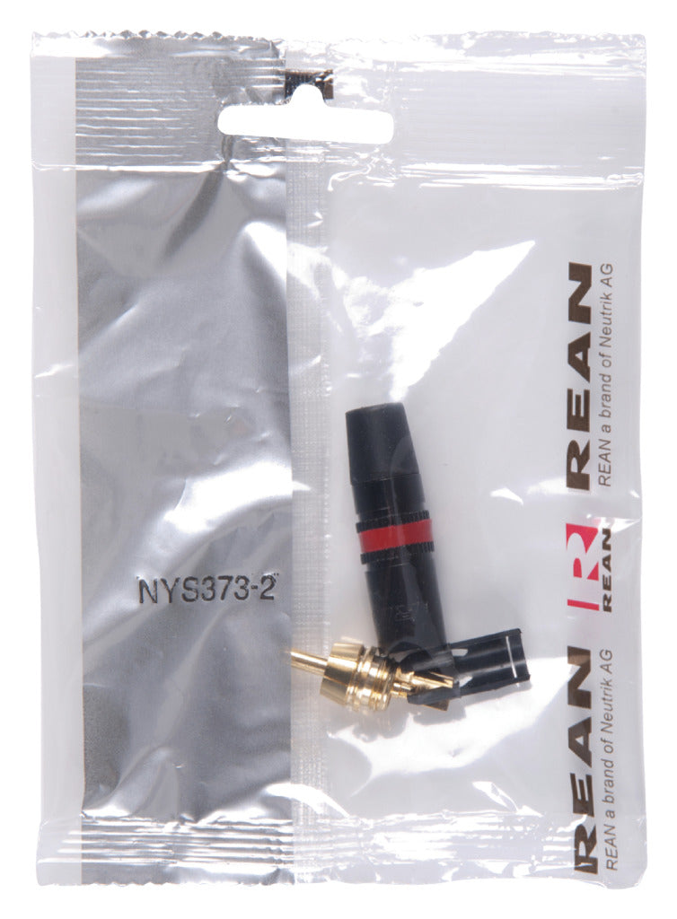 Neutrik NTR-NYS373-2 Connector Rca Male Metaal Zwart