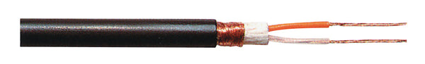 Tasker TASR-C114-BLK Microfoonkabel Op Haspel 2x 0.25 Mm² 100 M Zwart