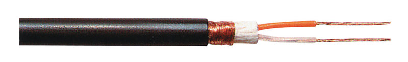 Tasker TASR-C114-BLK Microfoonkabel Op Haspel 2x 0.25 Mm² 100 M Zwart