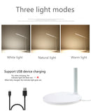 Seco SE-FX23B Bureaulamp Led 4W USB Dimbaar ABS/PC Wit