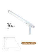 Seco SE-FX23B Bureaulamp Led 4W USB Dimbaar ABS/PC Wit