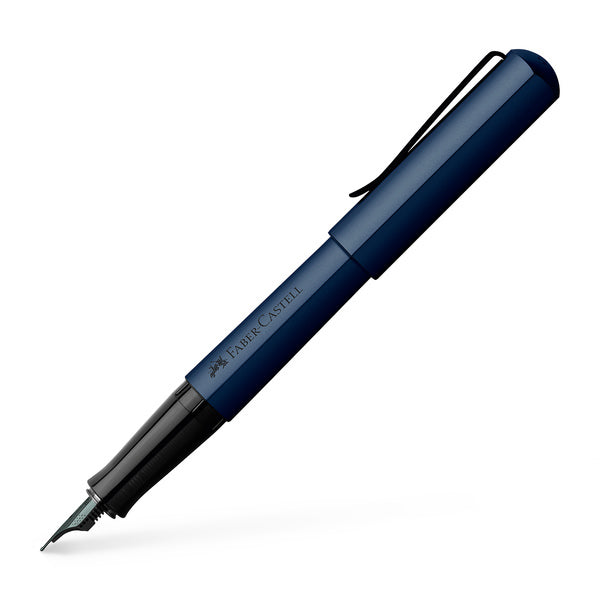 Faber Castell FC-150540 Vulpen Hexo Blauw M Schrijfkleur Blauw