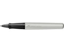 Faber Castell FC-140595 Rollerball Hexo Mat Zilver Schrijfkleur: Zwart