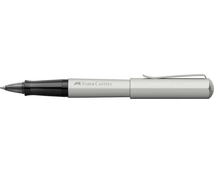 Faber Castell FC-140595 Rollerball Hexo Mat Zilver Schrijfkleur: Zwart