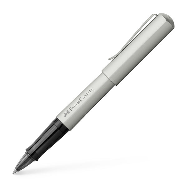 Faber Castell FC-140595 Rollerball Hexo Mat Zilver Schrijfkleur: Zwart