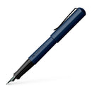 Faber Castell FC-150541 Vulpen Hexo Blauw F Schrijfkleur Blauw
