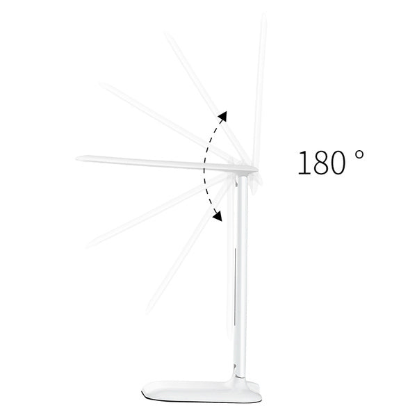 Seco SE-FX16B Bureaulamp Led 5W USB Dimbaar ABS/PC Wit