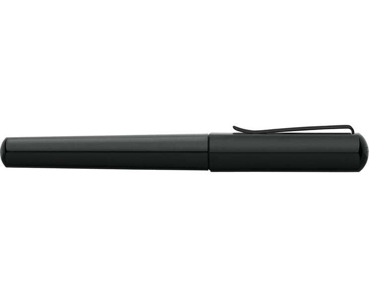 Faber Castell FC-150572 Vulpen Hexo Mat Zwart EF Schrijfkleur Blauw