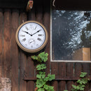 NeXtime NE-4305BR Buitenweerstationklok 40,5 cm Metaal Bruine Hyacint