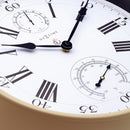 NeXtime NE-4305BR Buitenweerstationklok 40,5 cm Metaal Bruine Hyacint