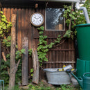 NeXtime NE-4305BR Buitenweerstationklok 40,5 cm Metaal Bruine Hyacint