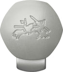 Faber Castell FC-150590 Vulpen Hexo Mat Zilver M Schrijfkleur Blauw