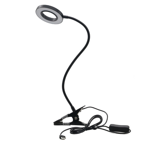 Seco SE-FX11 Bureaulamp Led 5W USB Dimbaar Plastic/ABS Zwart