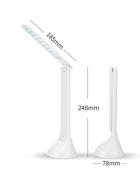 Seco SE-FX12B Bureaulamp Led 5W USB Dimbaar ABS Wit