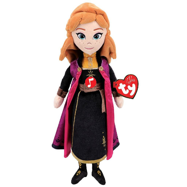 TY Disney Frozen 2 Anna Knuffel met Geluid 24 cm