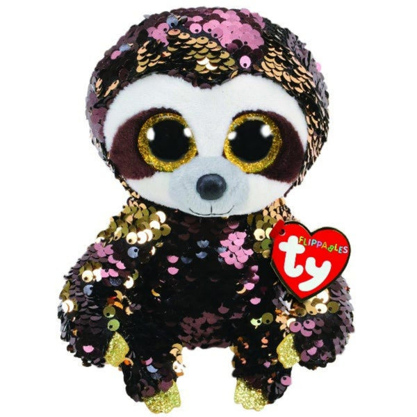 TY Flippables Knuffel Luiaard Sloth 15 cm