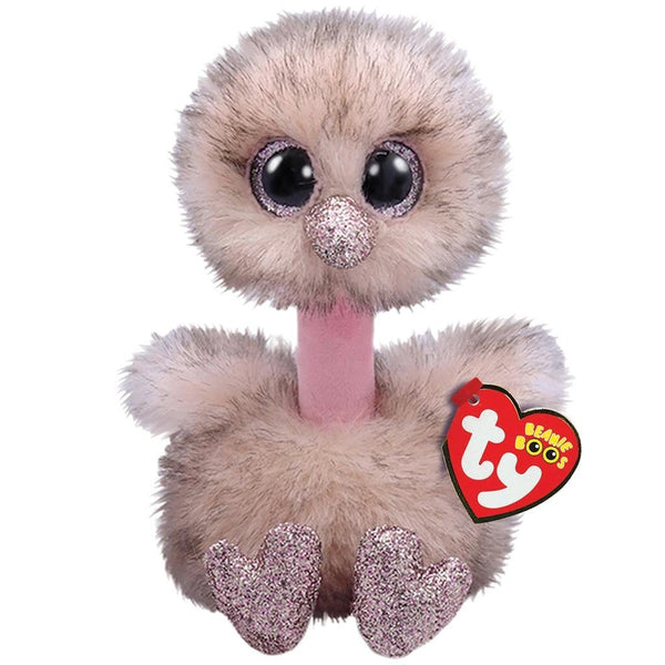 TY Beanie Boo&#039;s Struisvogel Knuffel Henna 15 cm