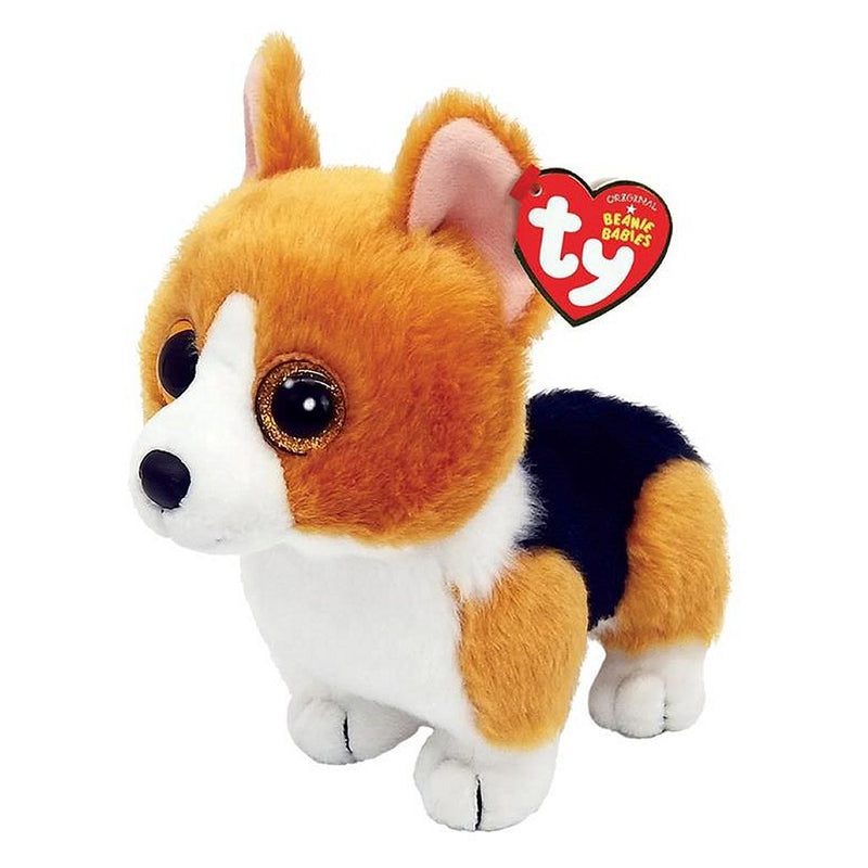 TY Beanie Babies Knuffel Hond Corgi 15 cm