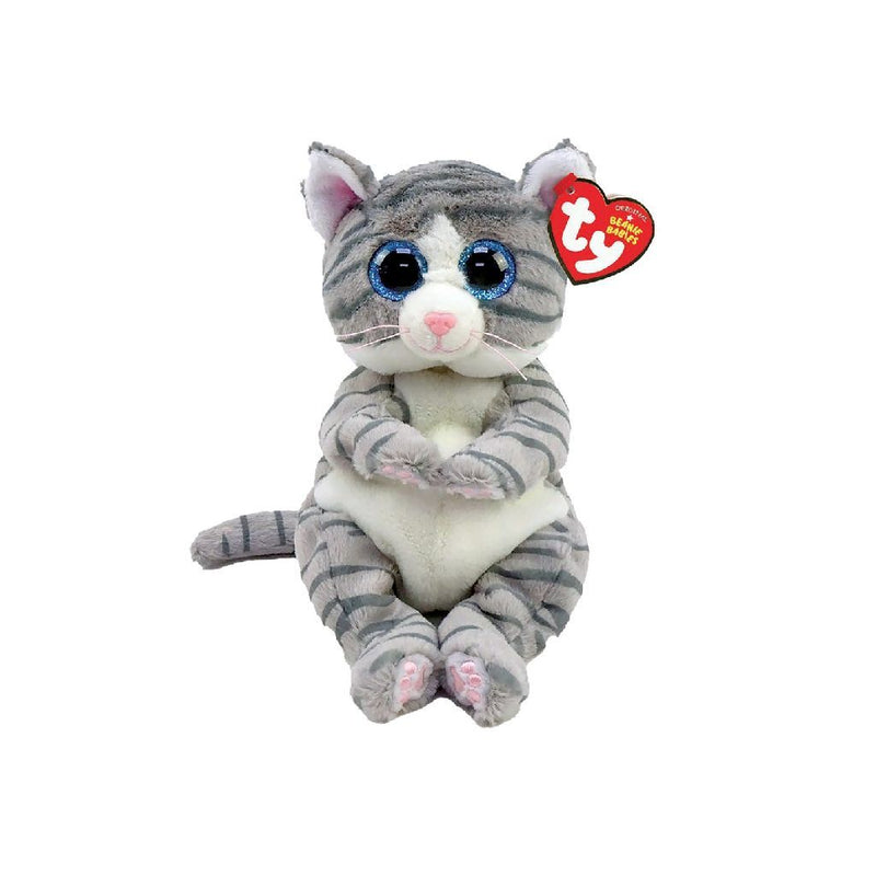 TY Beanie Babies Knuffel Kat Mitzi 15 cm