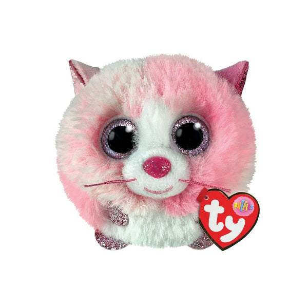 TY Puffies Knuffebal Kat Tia 10 cm