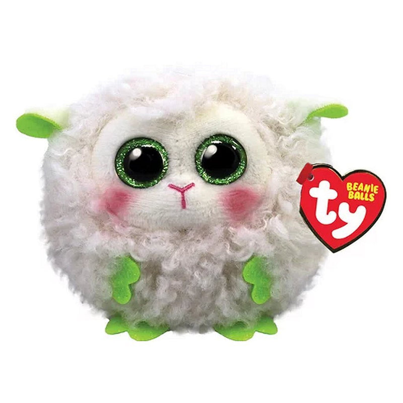 TY Beanie Balls Lente Knuffel Lam Baasby 10 cm