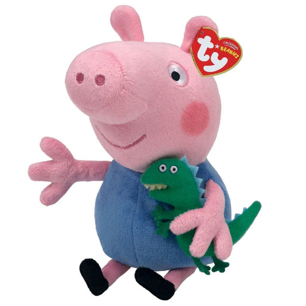 TY Original Beanies Peppa Pig Knuffel George 15 cm