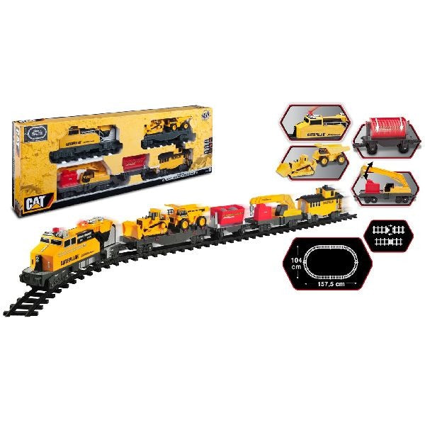 Toystate Caterpillar Contruction Express Treinset