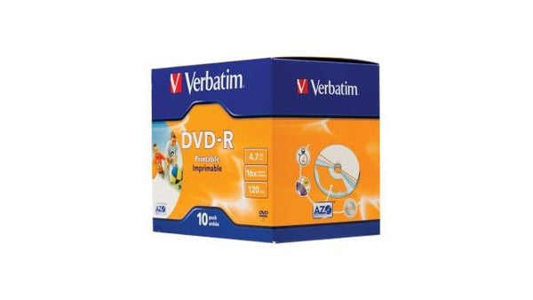 Verbatim DVDVER00044B Dvd-r Wide Inkjet Printable Id Brand