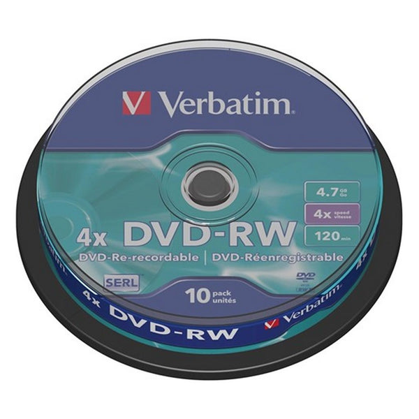 Verbatim DVDVER00072B 10x Dvd-rw 4.7 Gb