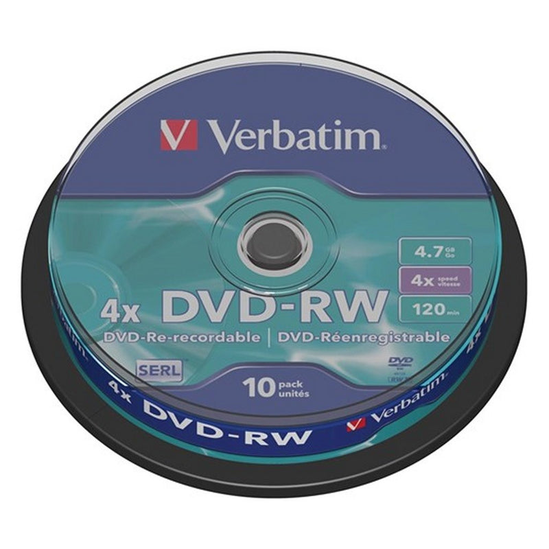 Verbatim DVDVER00072B 10x Dvd-rw 4.7 Gb