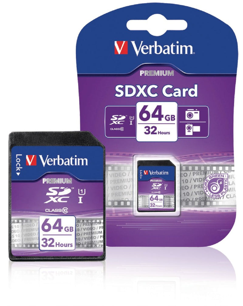 Verbatim Vb-sdxc10-64g Sdxc-kaart 64 Gb Class 10