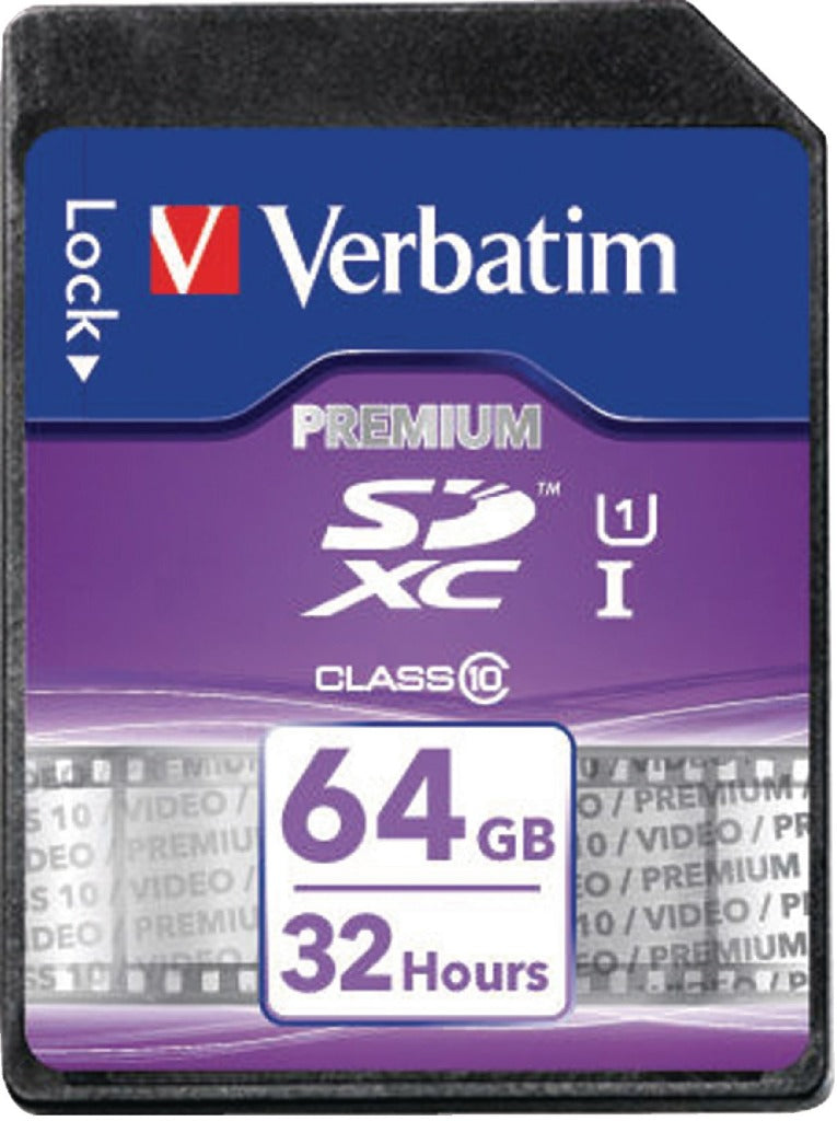Verbatim Vb-sdxc10-64g Sdxc-kaart 64 Gb Class 10
