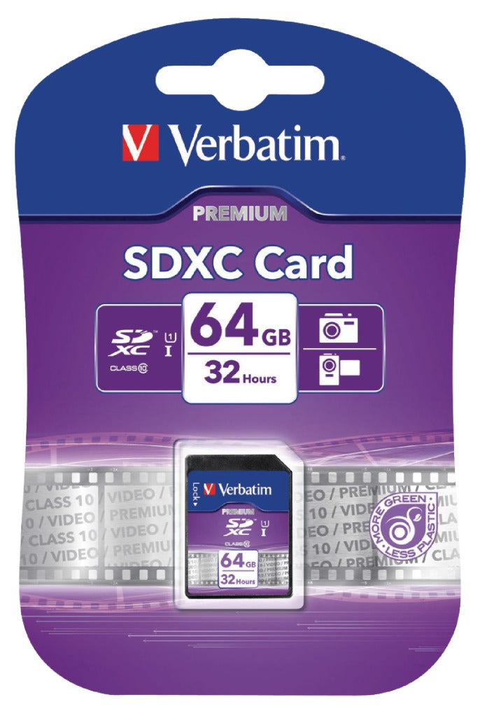 Verbatim Vb-sdxc10-64g Sdxc-kaart 64 Gb Class 10