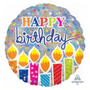 Anagram Folie Ballon Happy Birthday 81 cm